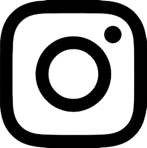 Black Instagram logo